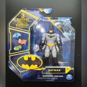 DC Spin Master Batman 1st Edition New Wave 2021 Classic Grey Black Suit